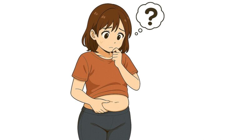 ダイエットについて疑問に思っている女の子