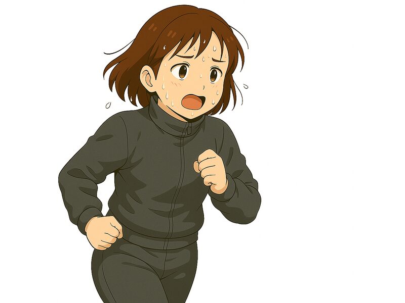 ダイエットを頑張ている女の子